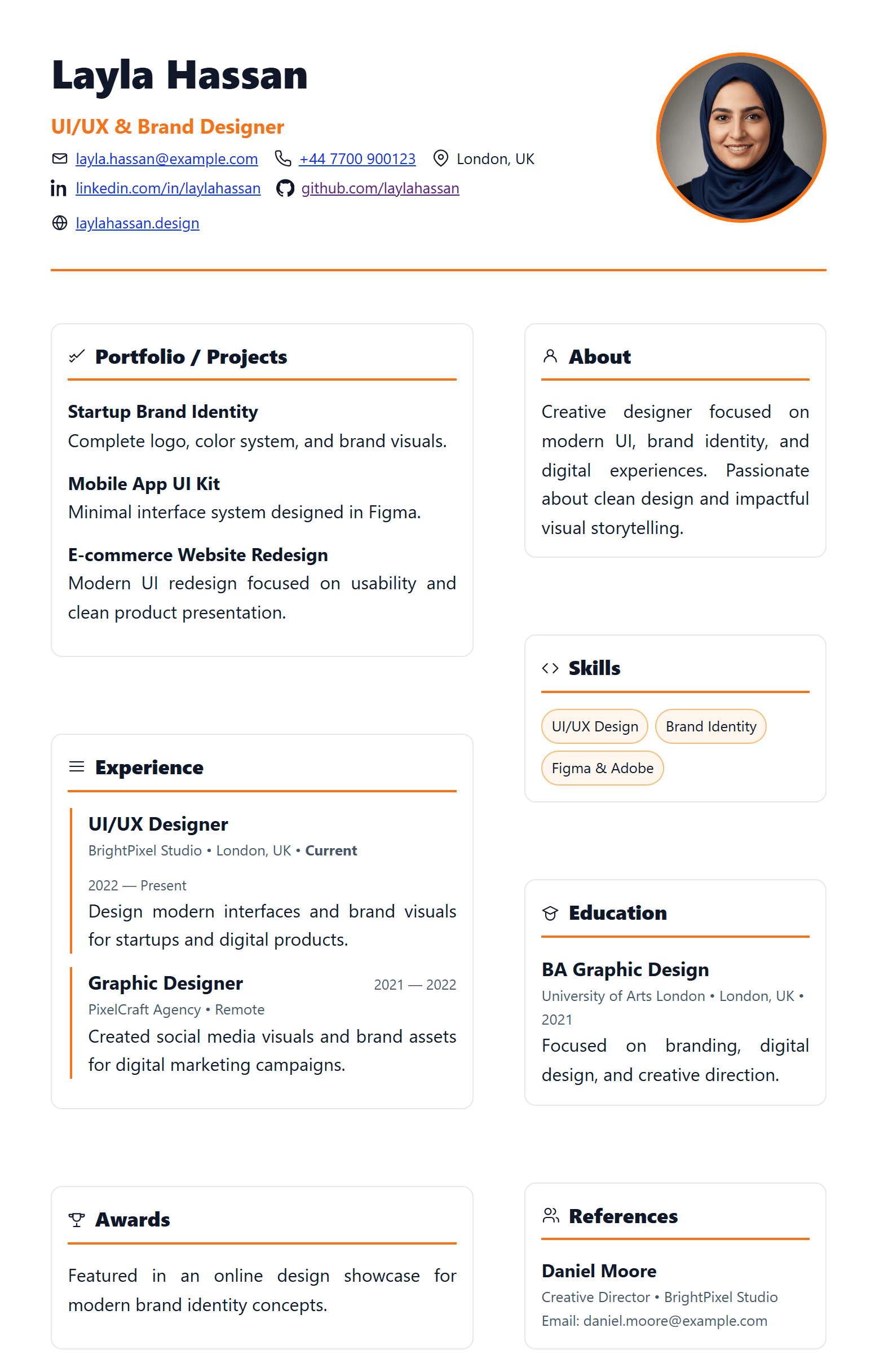 Creative Portfolio Vibe